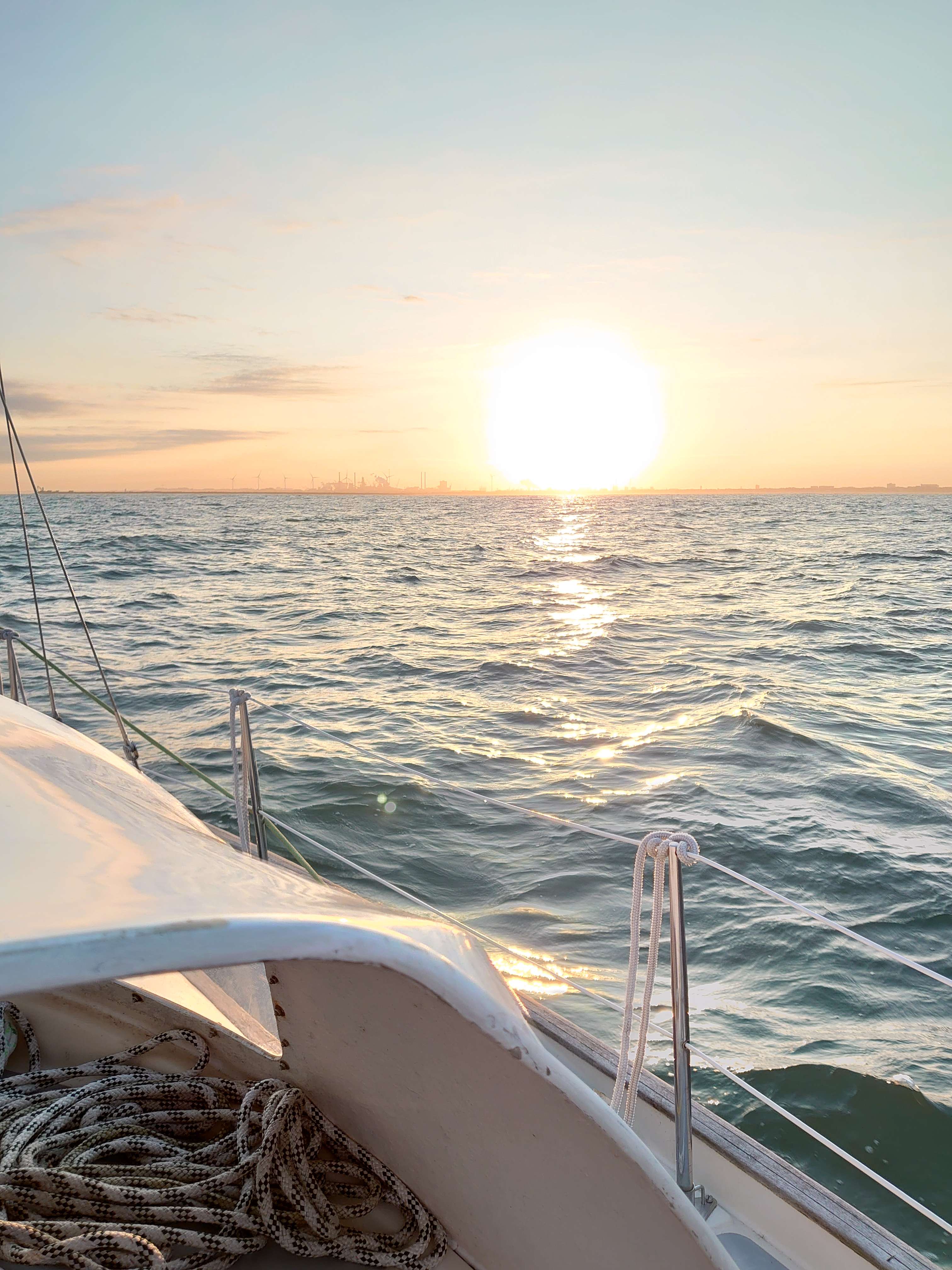 On the way to IJmuiden, The Netherlands